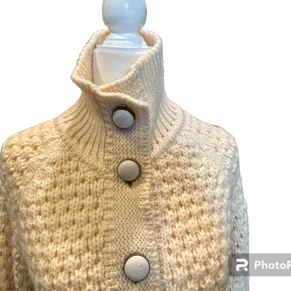 Coach Merino Wool Knit Cardigan Size S - Picture 2 of 7